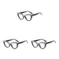 thumbnail image 3 of Minnieouse 1 par de gafas de mujer con montura de PC, lentes de resina, bonitas y elegantes gafas de cristal para fiestas, banquetes, Cosplay, Type1 NO1, 3 of 6