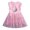 Pink, variant on LYMAYTER Kids Toddler Girls Ruffle Princess Dresses Summer Casual Tulle Skirt 3-8T