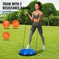 thumbnail image 3 of VEVOR 26" Half Exercise Ball Trainer Yoga Balance Stability Ball Resistance Band, 3 of 9