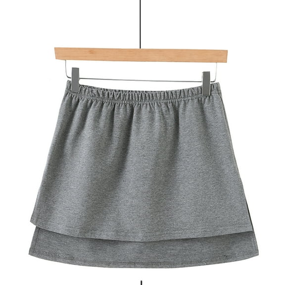 Viikei Summer Skirts for Women Skirts Clearance Sale Skirt Plus Size Layered Tiered Sheer Stripe Printing Extender Half Slip Plus Size Skirt