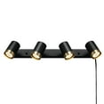 thumbnail image 2 of Globe Electric 22" Minimalist 4-Light Matte Black Plug-in Track Light, 2 of 8