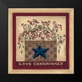 thumbnail image 2 of Shamp, Cindy 20x20 Black Modern Framed Museum Art Print Titled - Love Generously, 2 of 5
