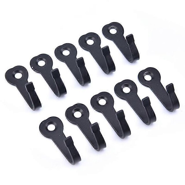 10Pcs/lot Key Hooks Hangers Black Wall Mounted Hooks Rustic Key Coat Bag Hat Hanger Rustic Clothes Hooks Wall Hanging Hooks