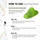 thumbnail image 4 of Gua Sha Jade, productos para el cuidado de la piel facial, Gua Sha Rodillo facial, Gua Sha, herramientas faciales y masajeador facial, herramienta Gua Sha para el rostro, herramientas de masaje Gua Sh Feliz Sencillez, 4 of 5
