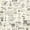 Cream, variant on Chesapeake Adamstown Black Newspaper Prepasted Non Woven Blend Wallpaper, 20.5-in by 33-ft, 56.4 sq. ft.