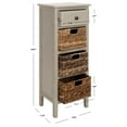 thumbnail image 4 of SAFAVIEH Michaela Nautical Side Table w/ Drawer and 3 Baskets, Vintage Grey, 4 of 7