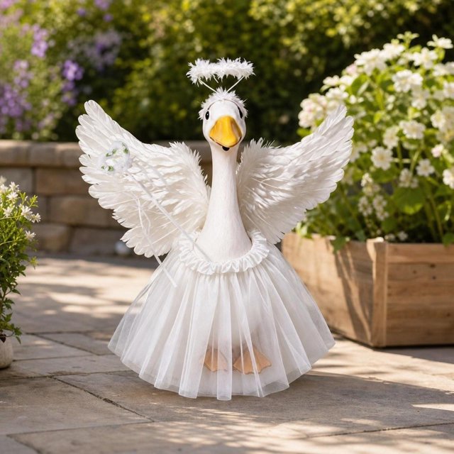 Traje de de porche, varita de de ángel, primavera, verano, elegante para 23", disfraz de de cemento, tutú para Blanco