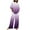 Purple, variant on Shirts for Women Womens Shirts Women's Summer 2 Piece Outfits Casual Sleeveless Sweatsuits Matching Wide Leg Tracksuits Lounge Sets Fashion Clothes Ndbuld Dark Blue L