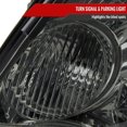 thumbnail image 5 of Factory Style Crystal Headlights w/ SMD LED Light Strip (Black Housing/Smoke Lens) Made for and Compatible with 2006-2013 Chevrolet Impala / 2014-2015 Impala Limited / 2006-2007 Monte Carlo, 5 of 9