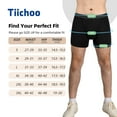 thumbnail image 6 of TIICHOO Washable Incontinence Underwear for Men Reusable Cotton Incontinece Boxer Briefs Leakproof Underwear 3 Pack(Small, 3 Black), 6 of 7