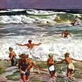 thumbnail image 3 of Marmont Hill Surf Swimming Wall Art, 3 of 5