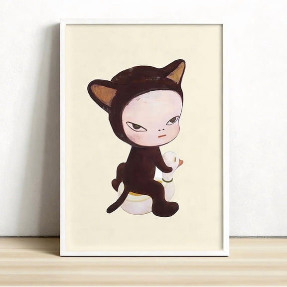 Yoshitomo Nara Poster, Vintage Wall Art