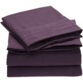 thumbnail image 1 of Twin Sheet Set - Girls Twin Sheet - Hotel 1800 Sheet And Pillowcase, 1 of 1