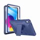 thumbnail image 1 of wonima44 Soke Case for iPad (A16) 11th Generation 11-inch 2025, iPad 10th Generation 10.9-inch 2022, with Built-in Screen Protector and Kickstand, Rugged Full Body Protective Cover - Navy Blue, 1 of 1