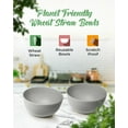 thumbnail image 3 of Wheat Straw Bowls Set of 4 - Large Unbreakable Cereal Bowls - Microwave Safe Bowls for Kitchen - Dishwasher Safe Reusable Big Bowls for Eating Soup, Oatmeal - Microwavable Deep Bowls for Families, 3 of 7