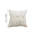 thumbnail image 2 of Boho Throw Pillow Covers 18 X 18 Inch Textured Neutral Throw Pillow Covers Decorative Throw Pillows for Couch Bed Sofa Farmhouse Accent Pillow Covers for Living Room Bedroom, 2 of 5