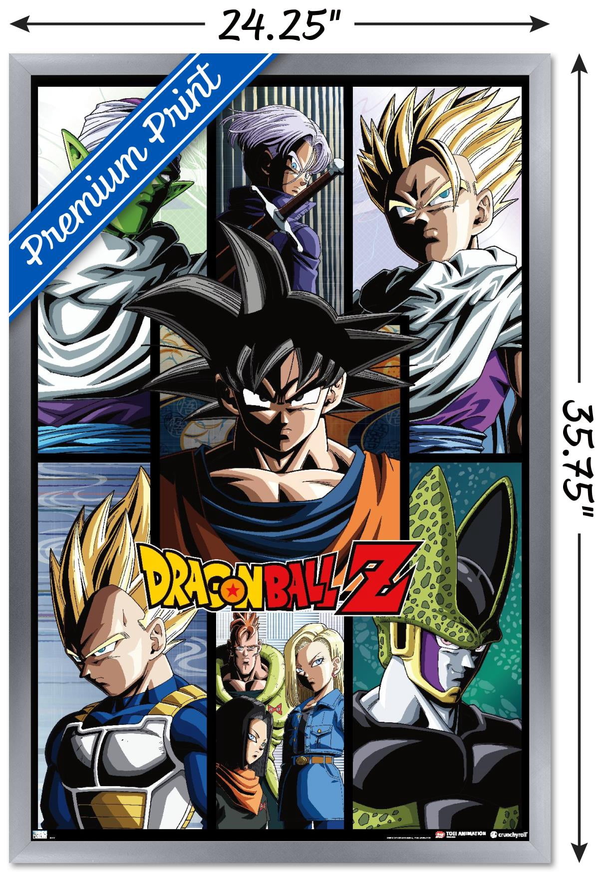 Dragon Ball Z - Grid Wall Poster, 22.375