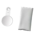 thumbnail image 3 of Milaget Selfie Reflector Mirror Portable Phone Accessory Compact Rear Selfie Clip Mirror White, 3 of 9