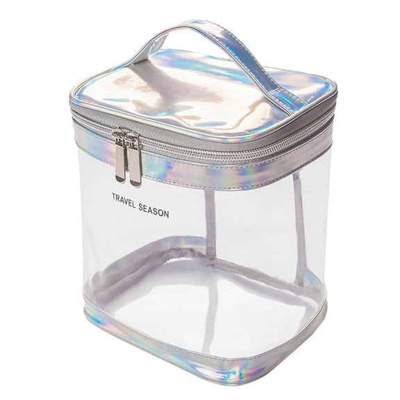Travel Transparent Makeup Bag Cosmetic Organizer Washable Large Capacity Multifunctional Storage Pouch