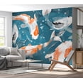 thumbnail image 5 of Animal Wallpaper Wall Mural - Koi Fishes, 5 of 5