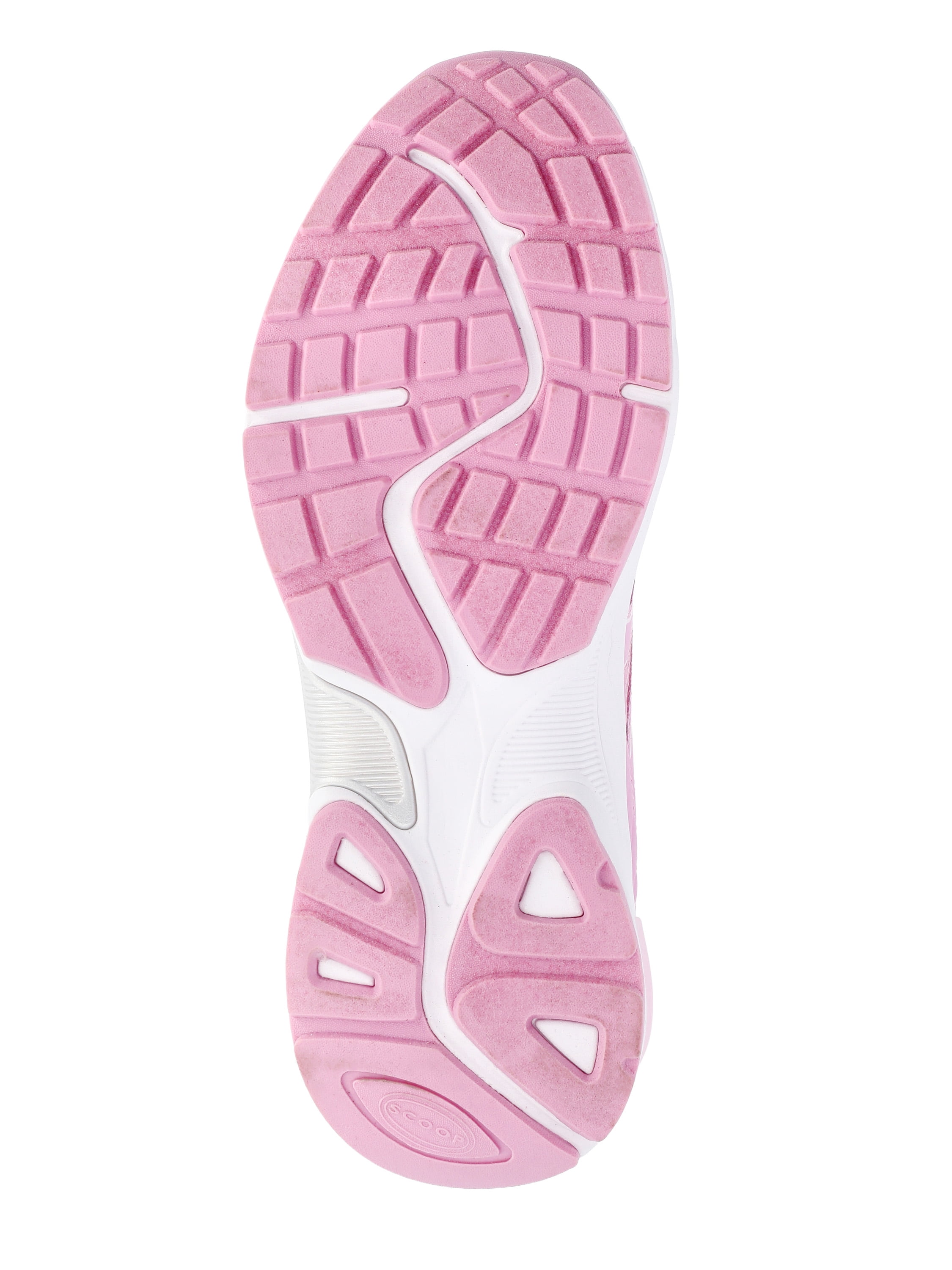 Scoop Women's Sporty Sneakers with Flower Appliques