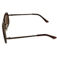 thumbnail image 4 of Timberland Tortoise Mens Plastic Square Aviator Sunglass, Brown Lens TB7212 52E, 4 of 6