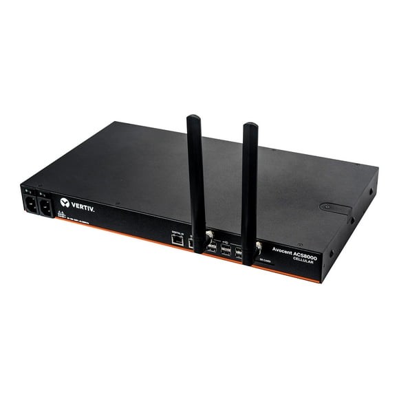 Avocent ACS 8000 Advanced Console Server ACS8016-NA-DAC-400 - Serveur de Console - 16 ports - 1GbE, RS-232, RS-422, RS-485 - LTE B12/B13/B14/B2/B4/B5 - 1U - Montable en Rack - Conforme TAA