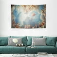 thumbnail image 2 of COMIO Decor Wall Tapestry Versailles Paris France April 18 Ceiling Painting in Hercules Room of the Royal Chateau on at Palace Near 60x40 Inch Wall Hanging Picnic for Bedroom Living Room Dorm, 2 of 7
