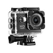1080P 12Mp Action Camera Full Hd 2.0 Inch Screen 30M/98Ft Waterproof Sports Camera With Accessory Kits For Bicycle Motorcycle Diving Swimming Etc