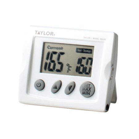 Taylor Digital Thersis 1IN LCD Cooking Thermometer White