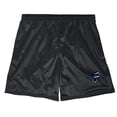 thumbnail image 3 of Superman Thin Blue Line Flag Shield Logo Mens Lined Mesh Shorts, Black, Medium, 3 of 6