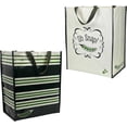 thumbnail image 2 of Large Tote Bag Eco Friendly Shopping Reusable Foldable Webbed Handles Water Resistant 2 Pack Exultimate, 2 of 6