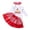 Red, variant on Enyan Newborn Baby Girl Christmas Clothes Toddler Cute Outfits Infant Long Sleeve Romper Tutu Skirt Headband Set 3Pcs