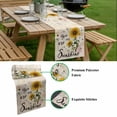 thumbnail image 5 of Sunflowers Table Runner - 60 Inch Long, Kitchen Dining Table Runner Dresser Scarves, Farmhouse Retro Botanical Floral Bee Love Heart Farmhouse Decor for Coffee Tables Wedding Party Banquet, 5 of 8