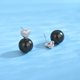 thumbnail image 4 of Pendientes de plata de ley S925 con forma de corazón y perlas, nicho de primera calidad, accesorios de ropa, 4 of 5