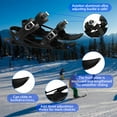 thumbnail image 4 of Mini patines de esquí cortos para nieve,Mini patines de esquí cortos para versión Snow Pro,Mini patines de esquí cortos ajustables,Patines de nieve cortos, 4 of 5