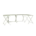 thumbnail image 3 of Pemberly Row Contemporary X-Leg Command Center Computer and Gaming Desk - White, 3 of 8