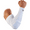 White, variant on McDavid Arm HEX Tech Padded Spandex Shooter Basketball Sleeve Black, Small/Medium
