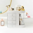 thumbnail image 2 of Makeup Organizer for Vanity, Large Capactity Desk Organizer with Drawers, 2 of 8