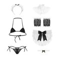thumbnail image 2 of Gibobby Lenceria mujer sexy Lencería sexy para mujer, ropa interior sexy, lencería para mujer(Blanco, Talla única), 2 of 5