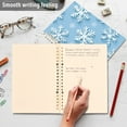 thumbnail image 4 of FORMRS 1-Subject Spiral Notebook 8" x 5" College Ruled 60 Refillable Sheet A5 Hard Cover, 2 Pack, Blue Snowflake, 4 of 7