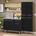 thumbnail image 2 of Cocina Integral Completa Modular Madesa Emilly con Tarja MN 169 cm de ancho 186 cm de alto 44 cm de profundidad, 2 of 10