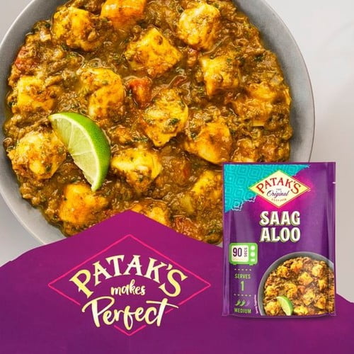 Patak's Sag Aloo 270g, British Import (Pack of 2)