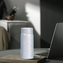 AuroraX Travel Water Bottles Vacuum 8 oz Stainless Steel Insulated Water Thermoses,Portable Working Double Wall Leakproof Tumblers(Silver)