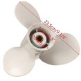 thumbnail image 3 of for Yamaha 9.9-15HP 63V-45945-10-EL 9-1/4 x 9 Aluminum Alloy Marine Outboard Propeller 8 Spline Too, 3 of 5