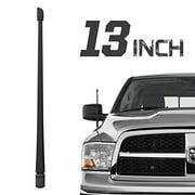 Rydonair Antenna Compatible with 2012-2019 Dodge Ram 1500 | 13 inches Flexible Rubber Antenna Replacement | Designed for Optimized FM/AM Reception