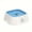 Blue, variant on 1pc ELSE No-Spill Pet Water Bowl - Durable Plastic, Automatic Floating Dog & Cat Water Dispenser with Paw Print Design, Ideal for Travel & Vehicle Use - Available in White,Pink, Blue,Water Dispenser