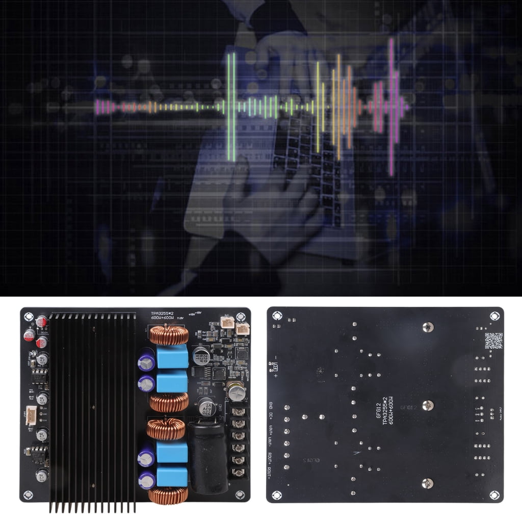 600W Stereo Sound Amplifiers Board with TPA3255 Chip Enhances Electric Defense