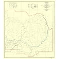 thumbnail image 2 of USGS 26x29 Gold Ornate Wood Framed with Double Matting Museum Art Print Titled - Grand Canyon East Half Arizona - USGS 1927, 2 of 4
