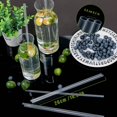 thumbnail image 2 of Clear Straws,200 Pcs Long Disposable Plastic Drinking Straws. (0.23''diameter and 10.2"long)-Clear, 2 of 4